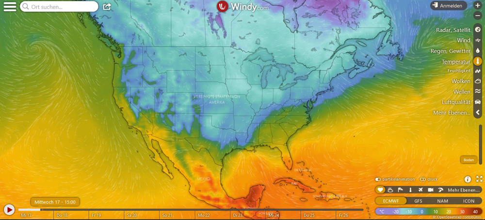 Der Wintereinbruch in den USA bringt den Flugplan völlig durcheinander.